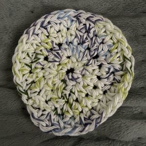 Crocheted face scrubbies/makeup remover